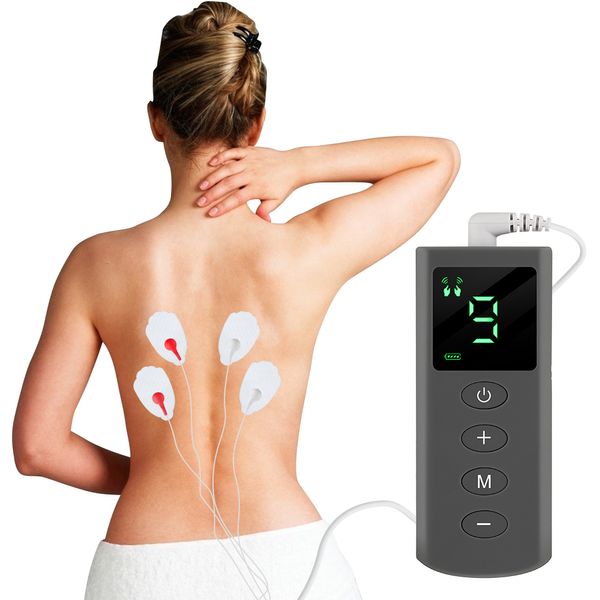 Massaggiatore per il viso Massaggiatore per collo posteriore a bassa frequenza Macchina TENS Stimolatore muscolare elettrico per elettrodi per fisioterapia antidolorifici 230617