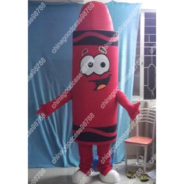 Rotes Lippenstift-Maskottchen-Kostüm, Halloween-Cartoon-Bekleidung, Geburtstagsfeier, ausgefallenes Kostüm-Maskottchen