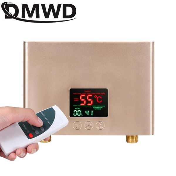 Riscaldatori DMWD 110 V/220 V Saldatrice istantanea Paramuta da cucina a parete Montata Elettrica Acqua Elettrico LCD Display Remoto Controllo telecomando