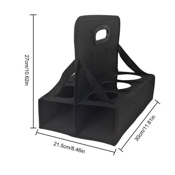 Tools Wiederverwendbarer Becher-Getränketräger, faltbare Kaffee-Tasche zum Mitnehmen, isolierter Getränkehalter zum Mitnehmen, Büro, Picknick, Strand und Outdoor