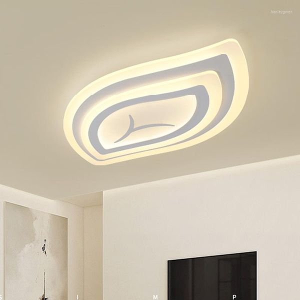 Candeeiros de teto Lâmpada de quarto Luminaria De Teto Luminária Led Lustre Moderno Tons de Vidro