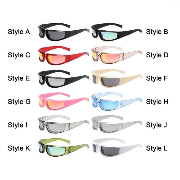 Occhiali da sole Occhiali da sole alla moda Proteggi occhiali protettivi per sci Ciclismo Escursionismo Motocicletta Uomo Donna