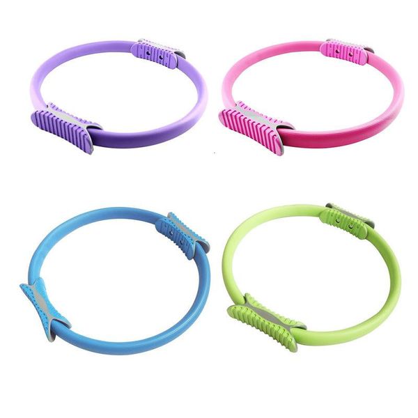 Yoga Circles 38cm Yoga Pilates Ring Magic Wrap Dimagrante Body Building Training Heavy Duty Yoga Circle 4 colori 230617