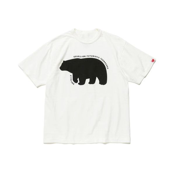 23SS New Woman Men's T-Shirts Simple Casual Cartoon Cute Polar Bear Printed Bambu Cotton T-Shirt Summer Limited Beach High Street Fashion Short Sleeve TJAMMTX309