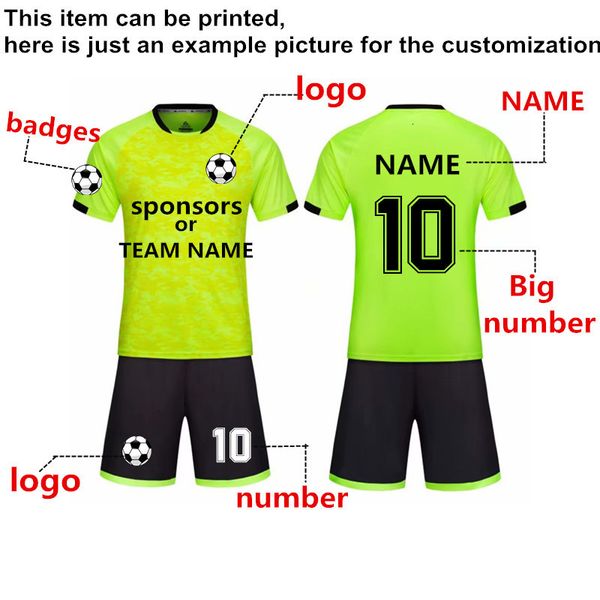 Altri articoli sportivi Link dedicato per maglie da calcio Vset Personalità Personalizzazione fai da te Nome Numero Sponsor Design gratuito 230617
