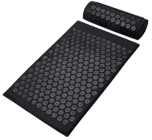 Tapetes de Yoga Anti-Stress Acupressure Yoga Mat Foot Shakti Mat Massageador Spike Back Massage Cushion Accupressure Mat 230617