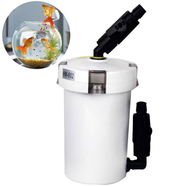 Accessori 6W 400L/H Sistema di filtrazione Strumenti per acquario (senza pompa) Filtro esterno del serbatoio del pesce