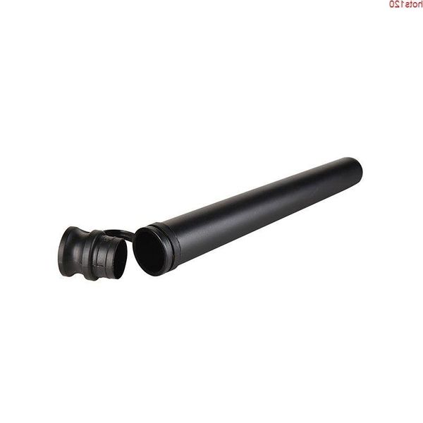 50 pçs/lote 110mm Tubo Doob Plástico Preto PP/Junta Para Armazenagem de Charutos Pode Logotipo Personalizado Tubos de embalagem de charutoscapa qtde Ajvjv