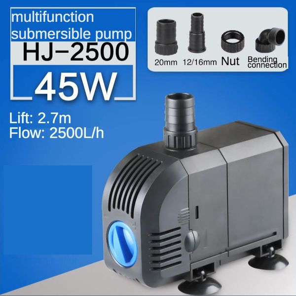 Pumpen Sunsun HJ Wasserpumpe für Aquarium Aquarium Coral Reef Marine Adjust Aquarium Pumpe Tauchpumpe für Teich Fischbecken 45 W 220 V