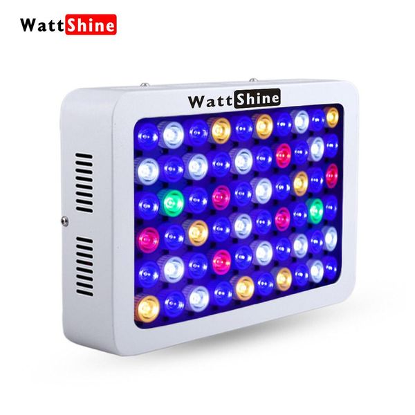 Beleuchtung für Fische, Süßwasser, Salzwasser, Aquarium, Lampe, dimmbar, LED-Wachstumslichter, 180 W, für Aquarium, Meeresriff, Korallen, Wasserpflanzen, Beleuchtung