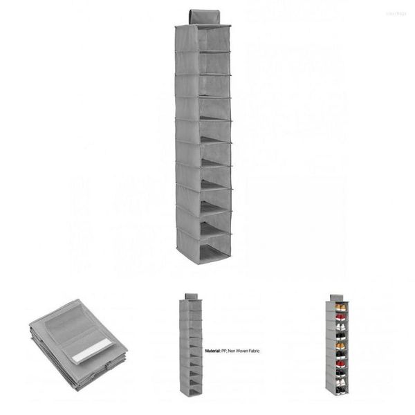 Ganci Scaffali pensili semplici e spessi Armadio multiuso indeformabile Armadio a 10 strati con cassetto a parete Tipo di appendiabiti