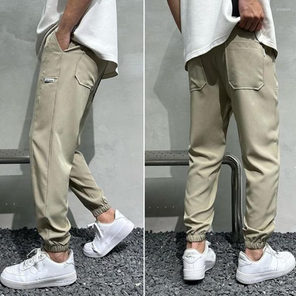 Pantaloni da uomo Pantaloni sportivi da uomo alla moda Pantaloni sportivi sottili con coulisse Lavoro casual Pantaloni da jogging all'aperto Assorbenti del sudore