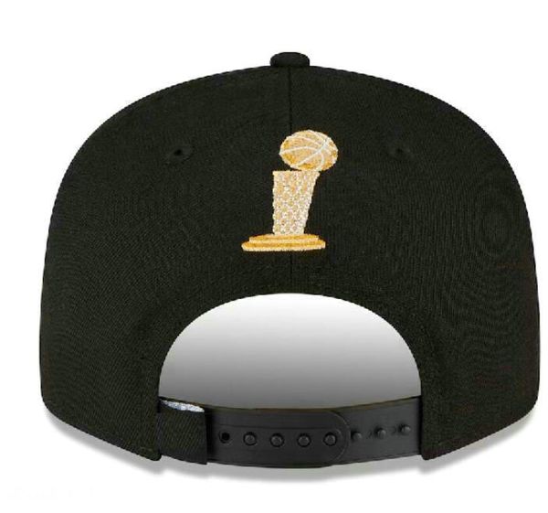 Denvers Nuggets 27 Murray 15 Jokic 22-23 2023 Finals Champions Locker Room 9FIFTY Snapback Hat A11