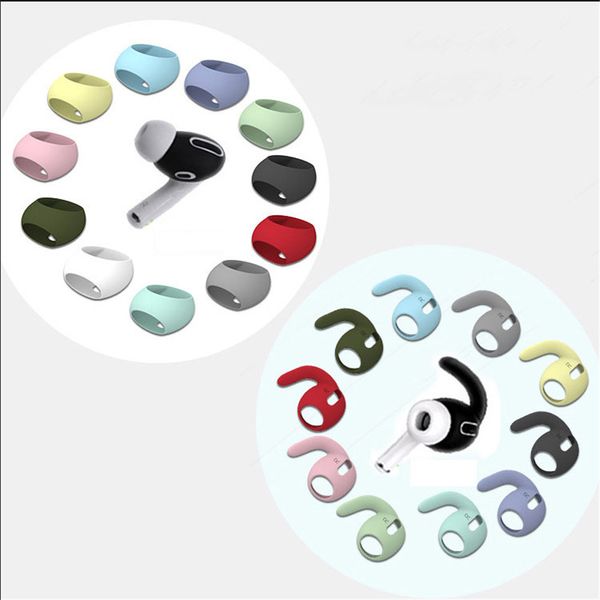 Silicone Ear Tips for Airpods Pro Wireless Earphone Hooks Cover Accessories Replacement Eartips Earbuds Tips Gels Earhook Earcaps