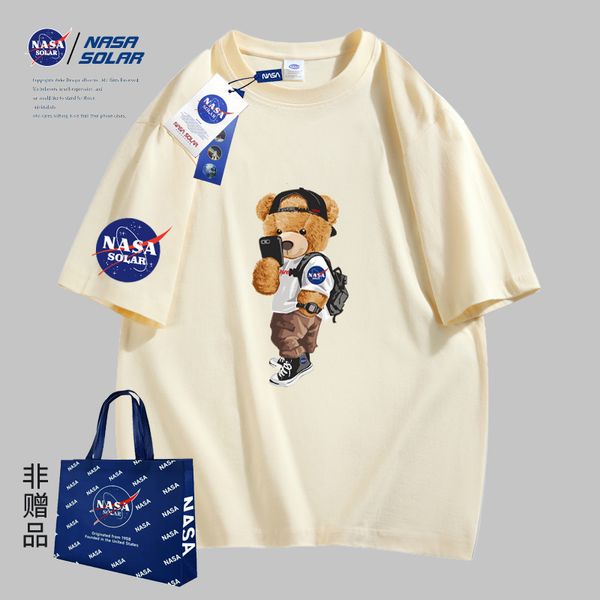 Herren Designer -Shirt Klassische NASA -Shirt -Mode -Polo -Shirts Essentielle Hemden Street Casual T -Shirt atmungsaktiv und schnell trocknen kurz Ärmeln Buchstaben Druck Kleidung 413