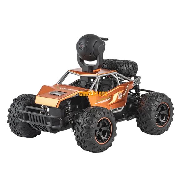 Açık uzaktan kumandalı araba rc araba alaşım aracı off-road araç wifi hd kamera çocukları elektrikli oyuncak uzak araba doğum günü hediyesi