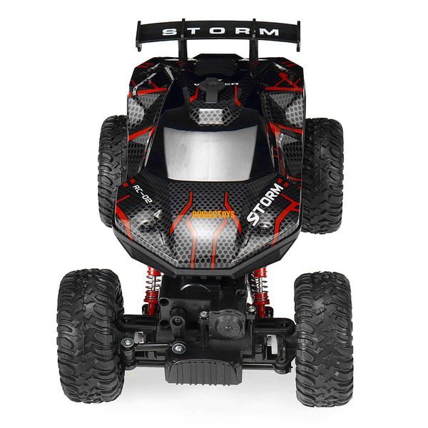 RC Auto 2.4G Telecomando Fuoristrada Auto da corsa 4WD Auto elettrica ad alta velocità Fuoristrada Drift Giocattoli con LightSpray Regalo per bambini