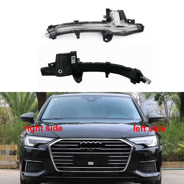 Para Audi A6 A6L 2019 2020 2021 Acessórios do carro Turn Signal Light Retroview Mirrors Lamp Side Mirror Retroview Indicator 1 PCS