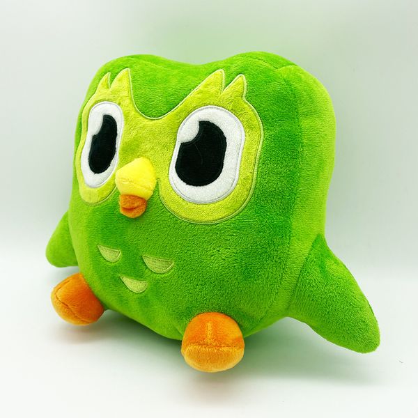 Animali di peluche ripieni Simpatico gufo verde duo gufo cartone animato Peluche morbido peluche peluche regalo di compleanno per bambini 230619