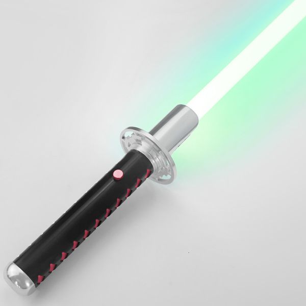 Neuheit Spiele THYSABER Pixel Lichtschwert Neo Smooth Swing Metallgriff LED Streifen Klinge Cosplay Laser Jedi Schwert Spielzeug 230619