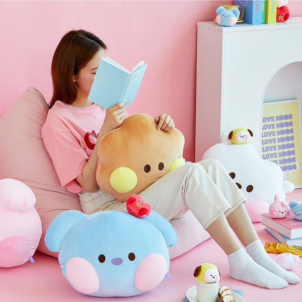 Gefüllte Plüschtiere 30 x 40 cm Linie Freund Kawaii Tier Kpop Stofftier Cartoon weiches Stofftier Plüschkissen Dekoration Weihnachtsfan Geschenk 230619