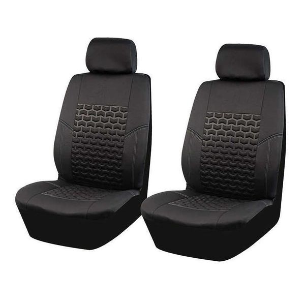 Capas de assento de carro preto 4 mm esponja Ers Design esportivo com três zíperes traseiros divididos acessórios Interior Drop Delivery Mobiles motocicleta Dhy7L