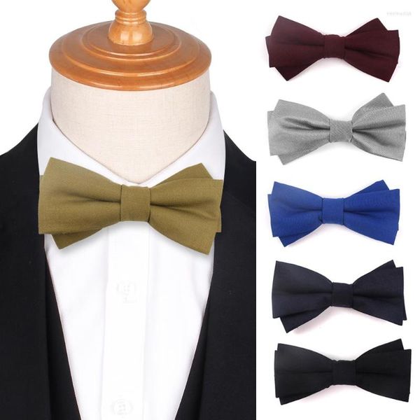 Yay bağları takım elbise erkekler için kravat kadınlar gündelik sağlam bowties düğün iş partisi kız kızlar düğüm moda erkek bowtie