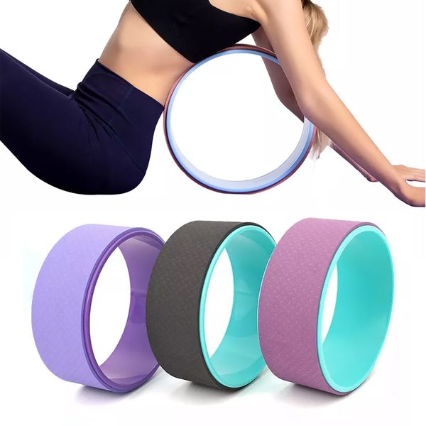 Yoga Circles Anti-stress Roller Ring Yoga Ring Lower Back Bend Pilates Circle Open Shoulder Beauty Back Exercise Equipment Wheel Auxiliar 230617