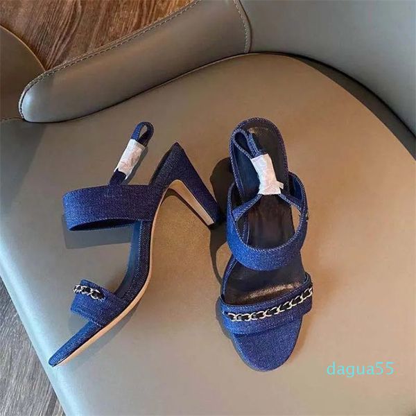 Pantofole da donna Calzini da casa Stivali Sandali spessi Tacchi alti Ciabatte Pelle Metallo Designer per interni Donna Classico Gomma Estate