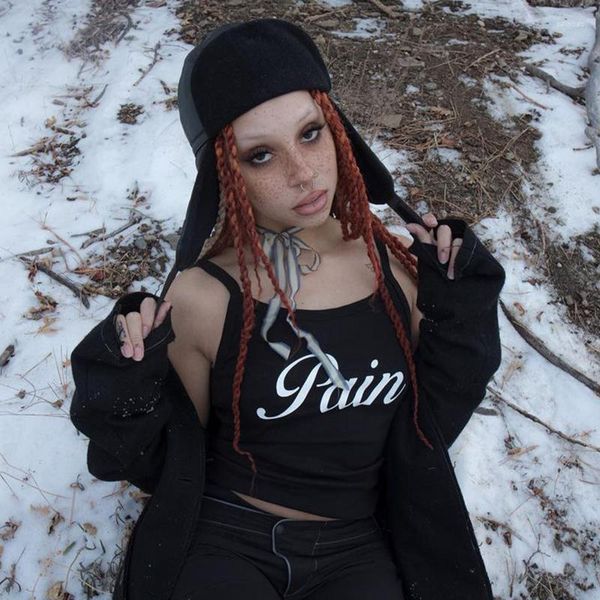 Damen Tanks Punk Emo Girl Schwarzes Camisole Top Ästhetisches Gothic Letter Print Grunge Crop Y2k Kleidung Vintage Damen Sexy Korsett Baby