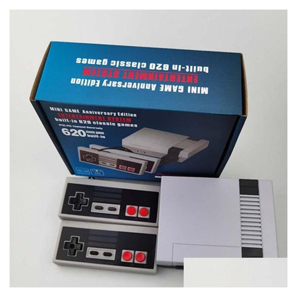 Giocatori di giochi portatili con scatole al dettaglio Mini TV in grado di memorizzare 620 500 console video portatili per console di giochi Nes via mare Ocean Freight Dh6Pz