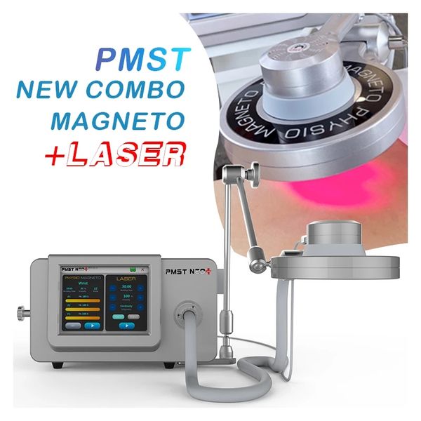 Physio Magneto Machine PMST NEO+ 808NM 650NM Diodo Cold Laser Devices 5 Telsa Импульсные электромагнитные для реабилитации и облегчения боли и облегчения боли