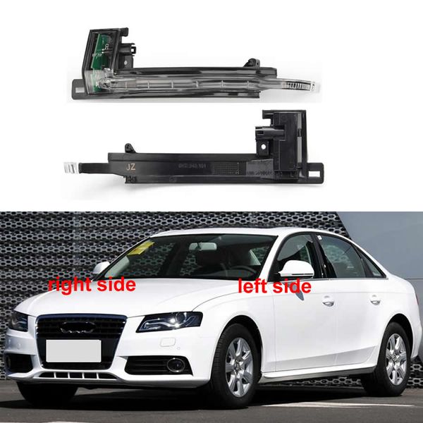 Para audi a4 a4l b8 2009-2012/a6 a6l c6 acessórios do carro virar luz de sinal espelhos retrovisores lâmpada espelho retrovisor lateral indicador