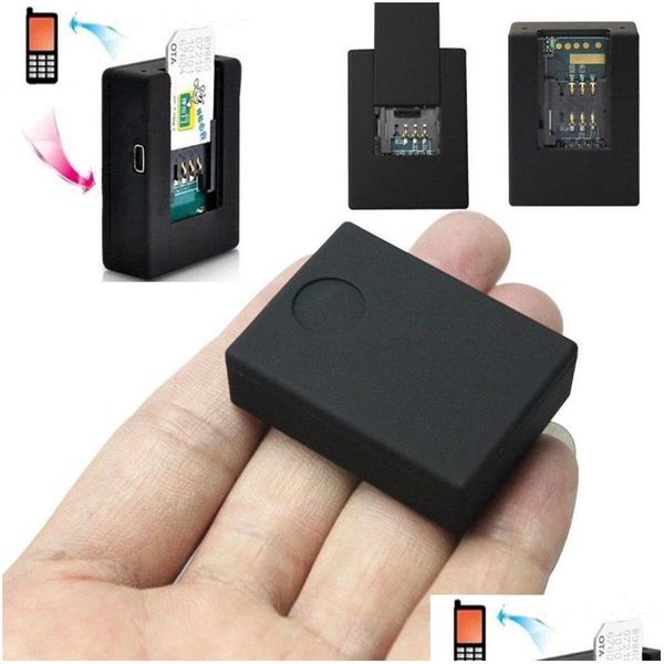 Acessórios de GPS para carro O Monitor Mini N9 Dispositivo GSM Rastreador de casos Vigilância Alarme acústico integrado Dois microfones Drop Delivery Dh9Pb