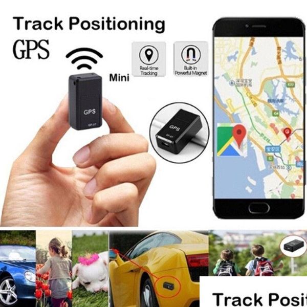 Accessori Gps per auto Smart Mini Tracker Locator Forte dispositivo di localizzazione magnetico in tempo reale Piccolo camion per motociclette Bambini Adolescenti Drop De Dhuer