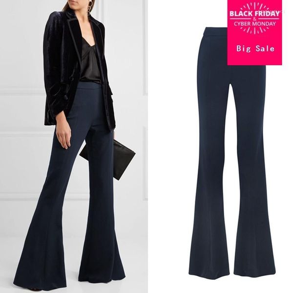 I pantaloni da donna più lunghi possono adattarsi a 160 cm -200 cm di altezza Flare 2023 Fashion Brand England Style Big Was Thin Pants WQ05