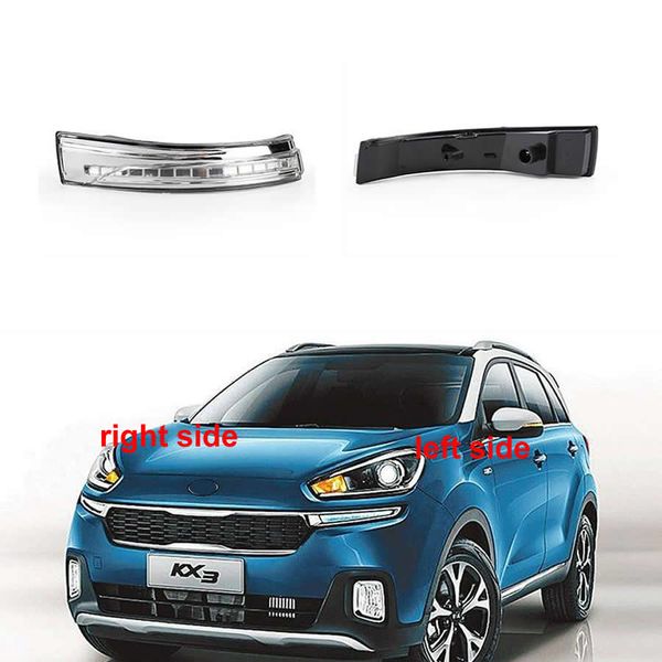 Para kia kx3 2015 2016 2017 2018 2019 luz do marcador do carro porta asa espelho retrovisor indicador de sinal de volta lâmpada lateral