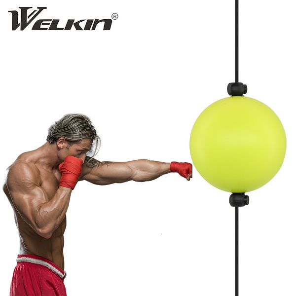 Punching Balls Ventosa regolabile Boxe Reflex Speed Ball Sports Muay Thai MMA Hand Eye Reaction Training Punch Fight Ball Decompression 230617