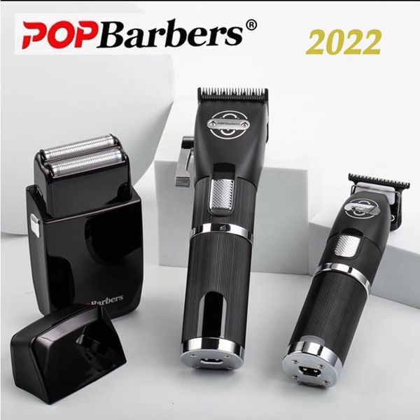 Клипперс триммеры поп -парикмахеры профессиональные волосы триммер салон -масло постепенное образец для обрезки бритвы.