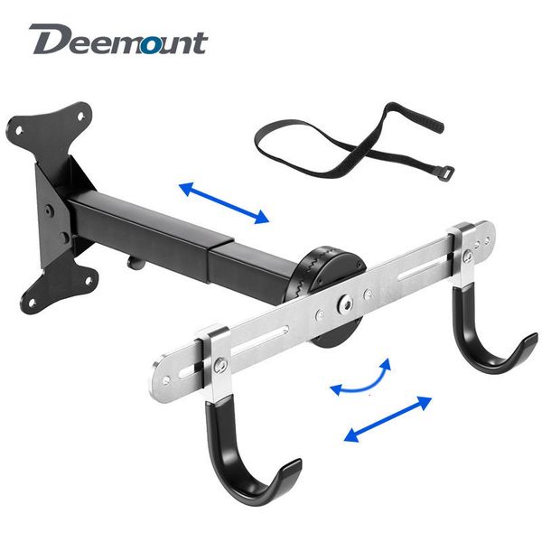 Telai bici Deemount 3 dimensioni Regolare il montaggio a parete per MTB Road Hanging Storage Scooter per bambini Gancio pieghevole Portabiciclette telescopico 230619