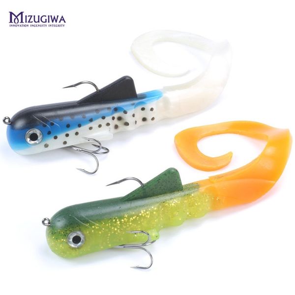 Esche Esche Unicorno Dawg Pike Musky Fishing Game Esca in plastica morbida 12