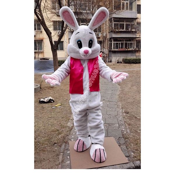 Performance Rabbit Fursuit Mascot Costume Top Cartoon Anime theme character Carnival Unisex Adults Size Christmas Birthday Party Outfit Outfit Terno