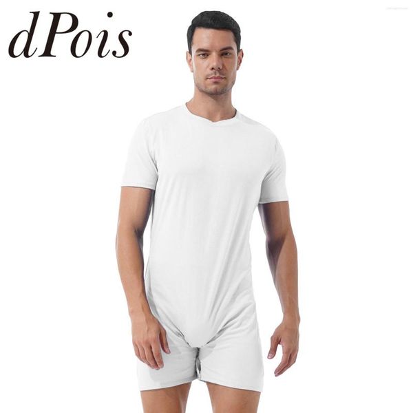 Roupa de banho feminina de uma peça para homens maiô manga curta macacão para esportes de verão exercícios de corrida bodysutis roupas de praia roupas esportivas