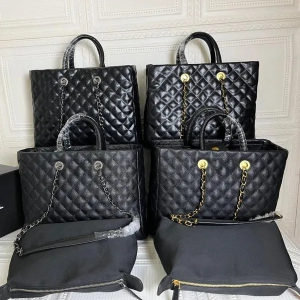 Moda Designer Tote Bag High end Luxury Leather Handbag 2023 Women Large Capacity Shopping Bag Cowhide Spring Summer Shoulder Bag Large Bag
