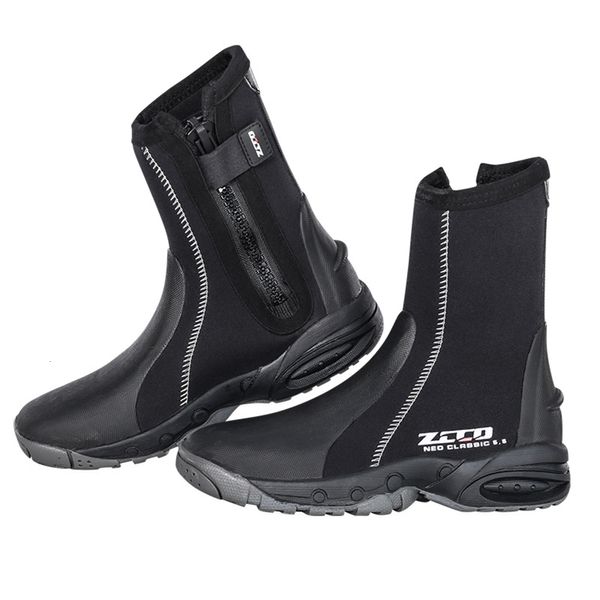 Flossen Handschuhe Neopren Tauchstiefel 5MM Surfen Tauchen Schwimmschuhe Windsurfen Unterwasserfischen Kitesurfen Ausrüstung Strandschuhe Schnorcheln 230617