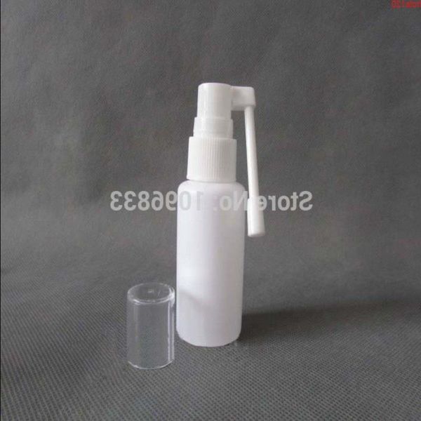 Frasco de spray nasal de 20 ML com tronco de elefante giratório, plástico branco 20CC, frasco de embalagem de líquido médico, 100 PCS/Lothood qty Rueer