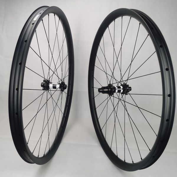 Bisiklet Tekerlekleri 29er genişliğinde 30mm 33mm 34mm 35mm 36mm 40mm derinlik 23mm 25mm Dağ Karbon MTB tekerlek seti Boost DT350S Tekerlekler 230619