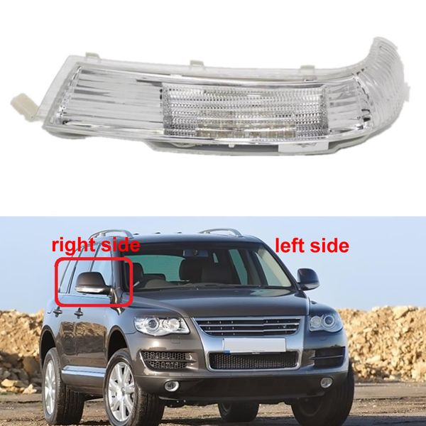 Para volkswagen vw touareg 2003 2004 2005 2006 2007 acessórios do carro retrovisor espelho lateral pisca led luz led capa sombra