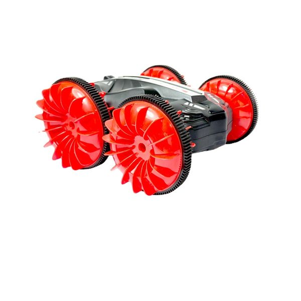 Melhor preço 360 Rotate Rc Cars Remote Control Stunt Car 2 lados à prova d'água, condução em água e terra, brinquedos elétricos anfíbios