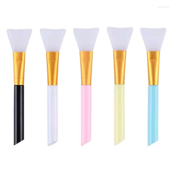 Pincéis de maquiagem Candy Color Silicone Brush Gel Flexível Facial Lama Aplicador de ponta macia Ferramentas para fazer Máscara facial Cola Suprimentos para cuidados